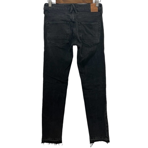 FREE PEOPLE CUFFED SLIM BOYFRIEND JEANS FADED BLACK NWT WOMEN'S SIZE 24 - Picture 6 of 16